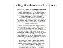 Tablet Screenshot of digitalseed.com